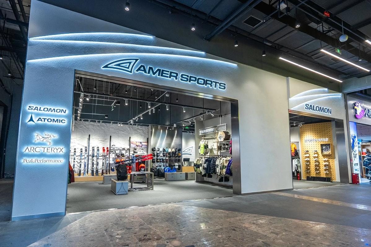 Amer Sports · 多品牌门店资金一张网